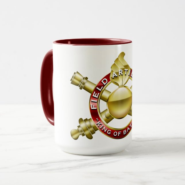 Caneca Artilharia de campo Coffee Mug (Frente Esquerda)