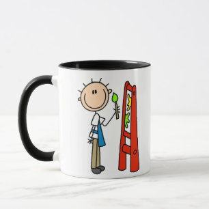 Caneca Artista de Boneco de Palito
