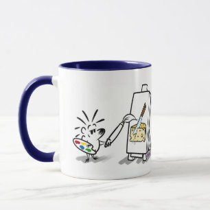 Caneca ARTISTA DE CORTE QUEIJO de Jeff Willis Art