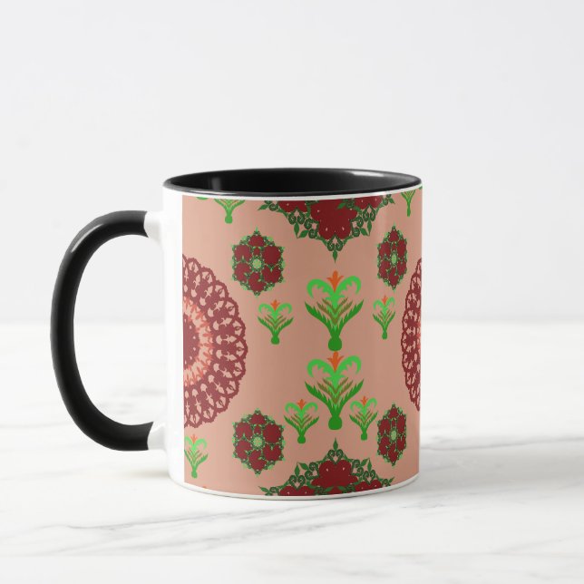 Caneca Artistic Pattern Coffee Mug – Stylish Kitchenware  (Esquerda)