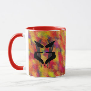 Caneca Artsy Blue Psychiatrist Rorschach Blot