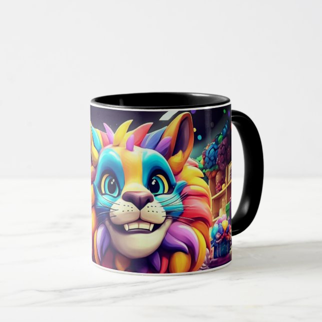 Caneca Artsy Cat (Frente Esquerda)
