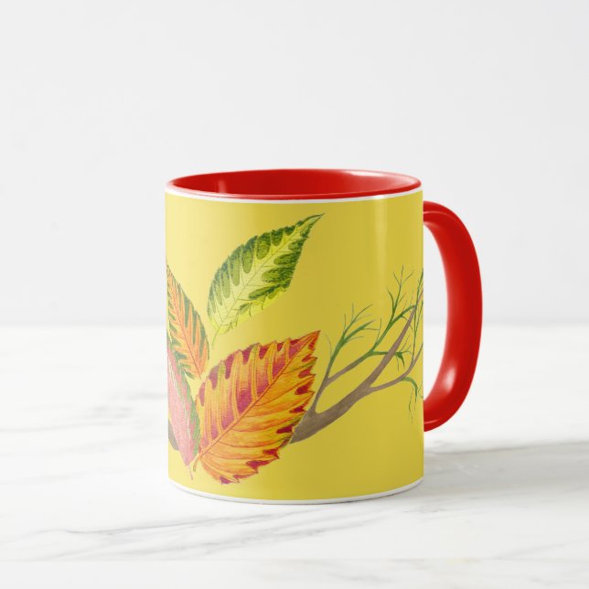 Caneca Arty Autumn em Combo Mug (Frente Esquerda)