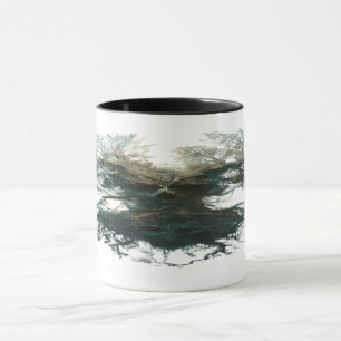 Caneca Árvore da Caveira Surreal Natureza Escura