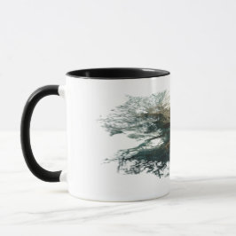 Caneca Árvore de Crânios Surreal Natureza Escura
