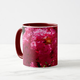 Caneca Árvore de Crape Myrtle Flor Magenta