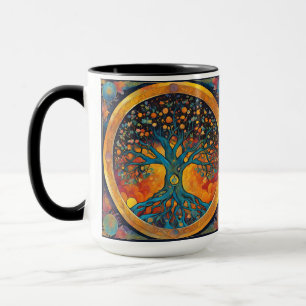 Caneca Árvore de guardanapo de papel Life