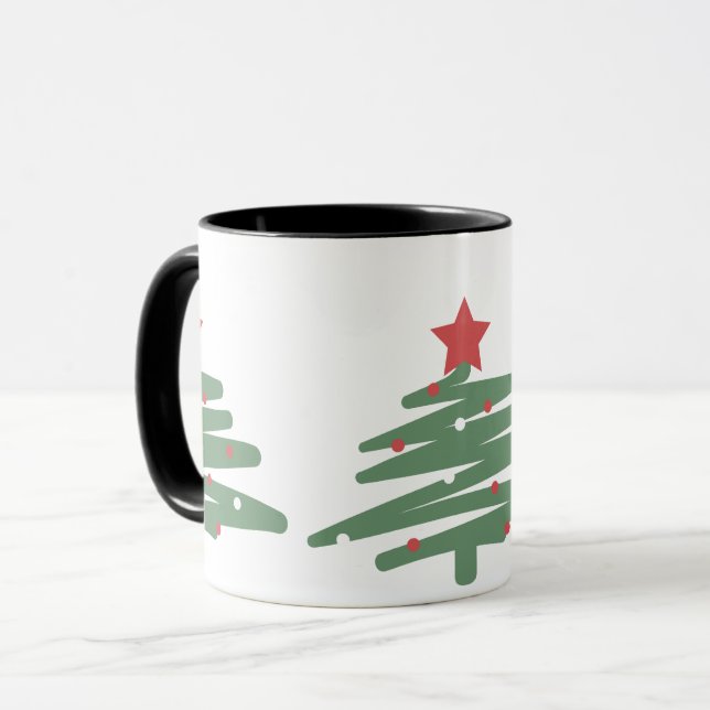 Caneca Árvore de Natal (Frente Esquerda)