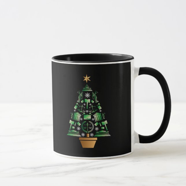 Caneca Árvore de Natal do Advogado (Direita)