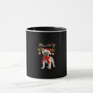 Caneca Árvore de Natal do Bulldog Gorgeous Francês