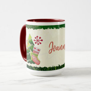 Caneca Árvore de Natal e Whimsey