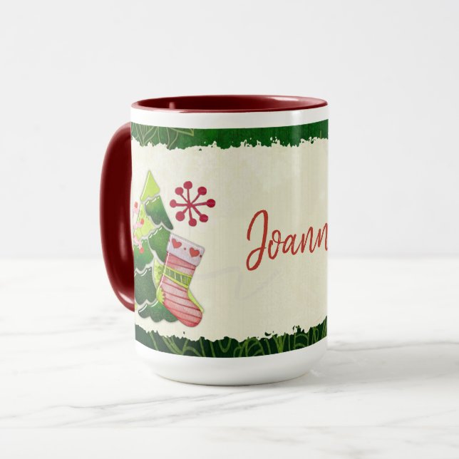 Caneca Árvore de Natal e Whimsey (Frente Esquerda)