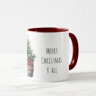 Caneca Árvore de Natal em Barrel
