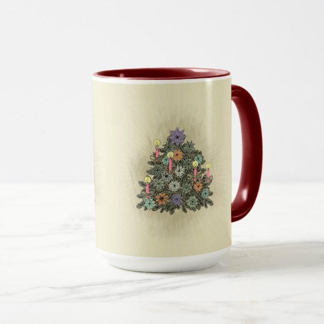 Caneca Árvore de Natal - Mug, Copa (Frente Esquerda)