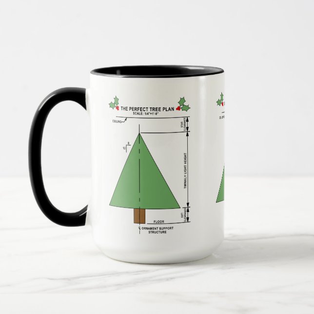 Caneca Árvore de Natal perfeita (Esquerda)