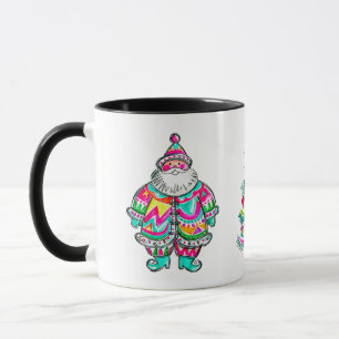 Caneca Árvore de Natal Rosa Santa Estética