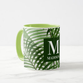 Caneca Árvore Tropical de Palma Monograma