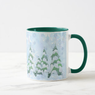 Caneca ÁRVORES de NATAL do OH por SHARON SHARPE
