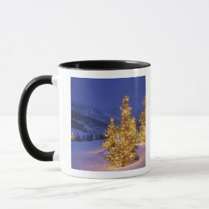 Caneca Árvores de Natal, Park City, montanhas de Wastch,