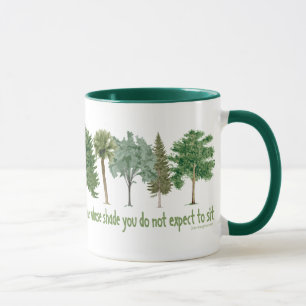 Caneca Árvores de Plantas