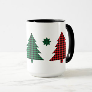 Caneca Árvores de Xadrez de Búfalo