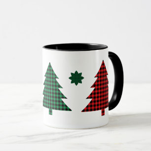 Caneca Árvores de Xadrez de Búfalo