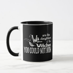 Caneca as bruxas das filhas de halloween não podiam queim