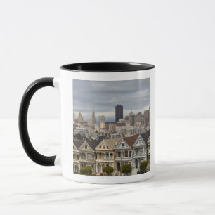 Caneca As casas estilo vitoriano das Pink Ladies em