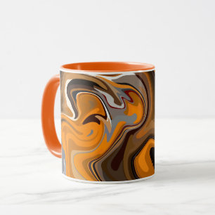 Caneca As correntes quentes da expressão de Abstrato