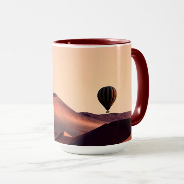 Caneca As dunas de Namíbia no parque nacional de (Frente Esquerda)
