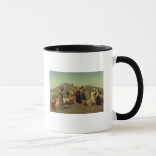 Caneca As escavações em Pompeii, 1865