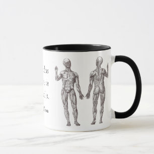 Caneca As grandes ideias originam nos músculos