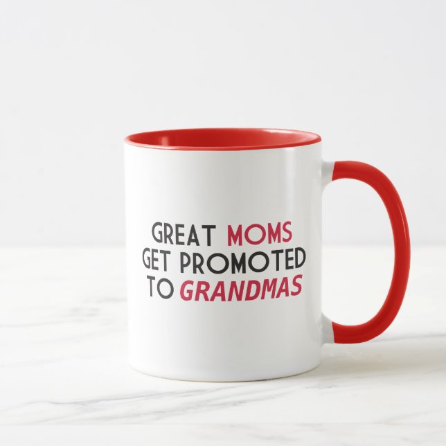 Caneca As grandes mães obtêm promovidas às avós (Direita)