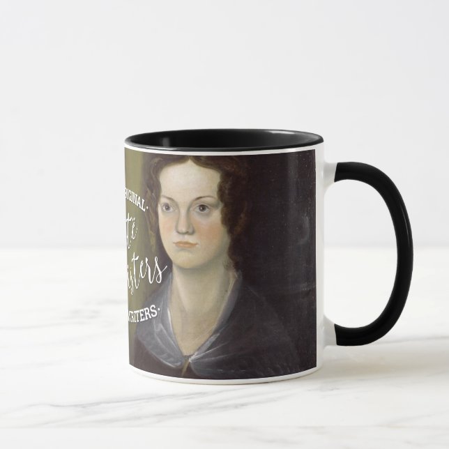 Caneca As irmãs de Bronte - escritores originais de (Direita)