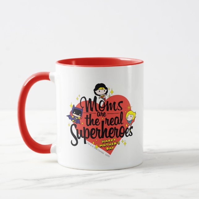 Caneca As mães São Os Verdadeiros Super-Heróis (Esquerda)
