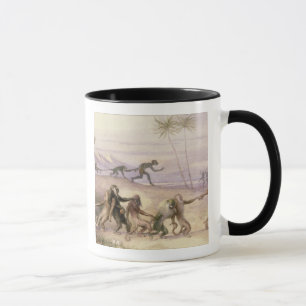 Caneca As maneiras e os costumes dos macacos