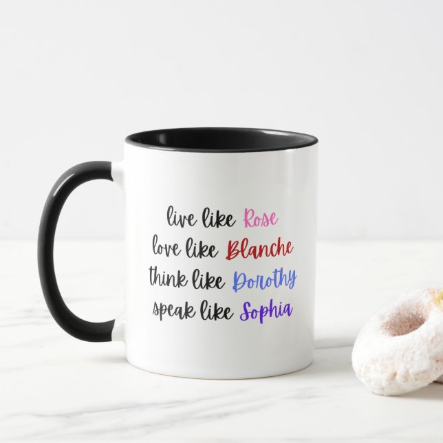 Caneca As Meninas Ouros - Sabedoria da Vida (Com Donut)