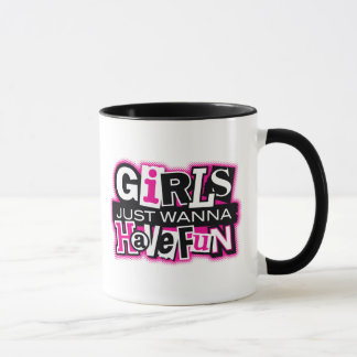 Caneca As meninas têm o divertimento