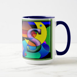 Caneca As Monogramas, Mug de Café Iniciado