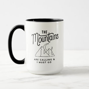 Caneca As Montanhas Estão Chamando E Eu Devo Ir Ao Ar Liv
