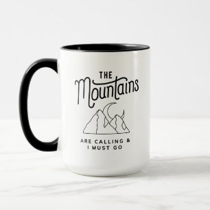 Caneca As Montanhas Estão Chamando e Eu Devo Ir Presente