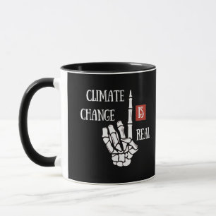 Caneca As mudanças climáticas são uma verdadeira consciên