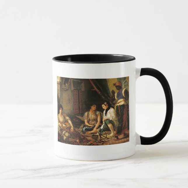 Caneca As mulheres de Argel em seu apartamento, 1834 (Direita)