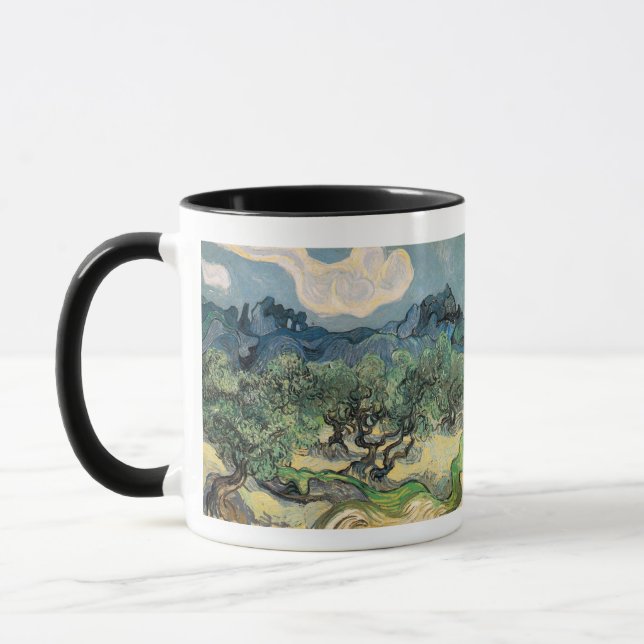 Caneca as oliveiras,1889, Vincent van Gogh (Esquerda)