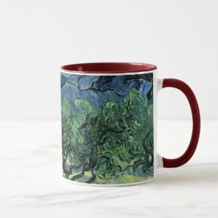 Caneca As oliveiras de Vincent van Gogh (1889)