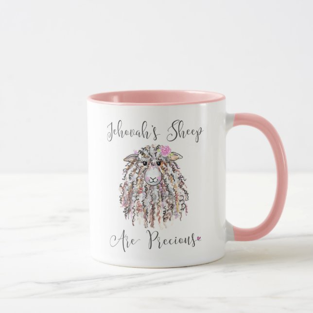Caneca “As Ovelhas de Jeová são Preciosas” (Direita)