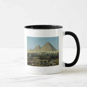 Caneca As pirâmides de Giza, c.2589-30 BC, reino velho