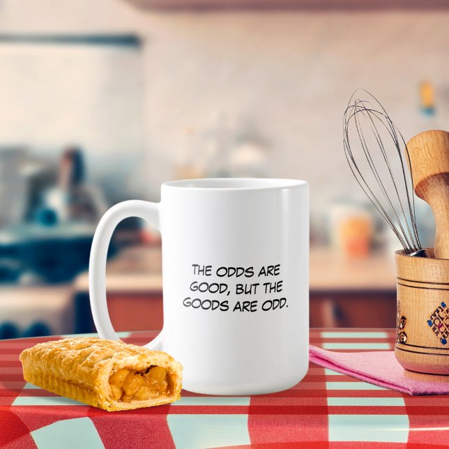 Caneca As Probabilidades São Boas (Criador carregado)