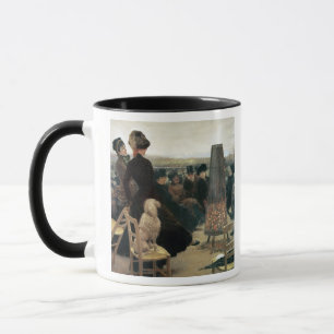 Caneca As raças em Auteuil, parte de um triptych (óleo 