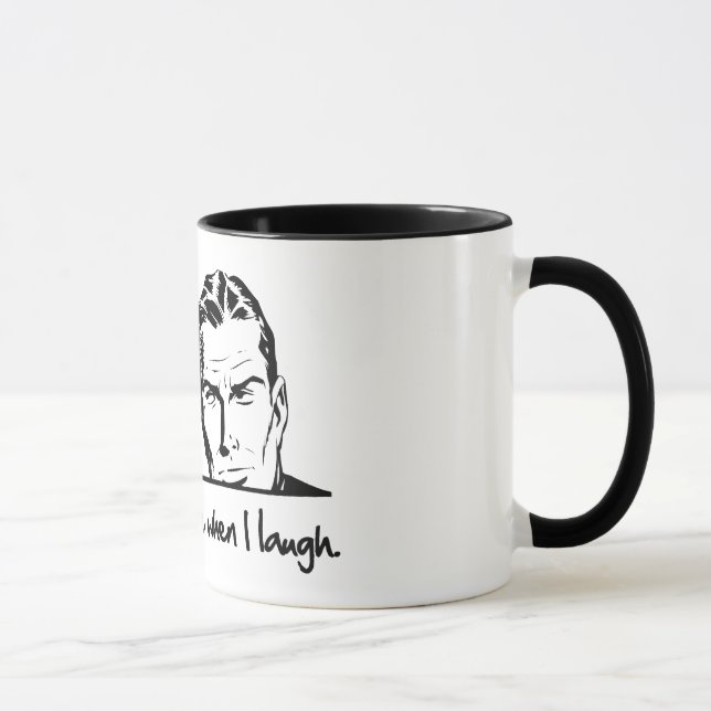 Caneca Às vezes eu faço xixi quando eu rio (Direita)